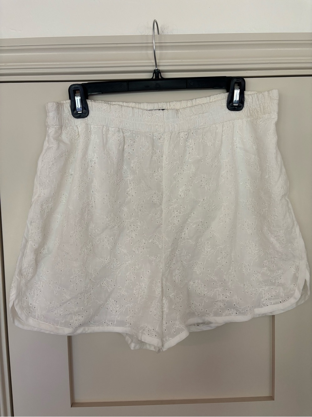 Rag & Bone April Cotton Eyelet Shorts In Whitemult Coquette Lined Boho Sz M